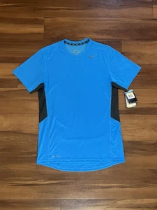 Camiseta de entrenamiento atlético Nike Dri-Fit camiseta azul 2012 para hombre talla pequeña nueva con etiquetas - Imagen 1 de 15
