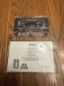 2 PAC  Promotional Copy Not For Sale Cassette Tape Dear Mama If I Die 2nite - Picture 1 of 2