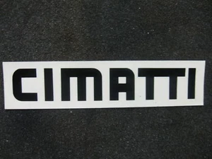 CIMATTI  DECAL STICKER MOTO GUZZI DUCATI MOPED SM AHRMA - Picture 1 of 2
