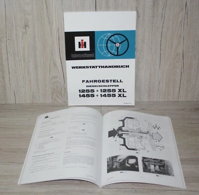 IHC Werkstatthandbuch Fahrgestell Traktor 1255 1255XL 1455 1455XL - Bild 1 von 2