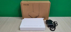 ZTE GPON WIFI terminal ZXHN F660 FTTH ONT With 4 Ethernet and 2 voice ports - Picture 1 of 8