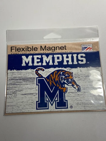 University of Memphis Tigers Flexible Magnet 5.6 x 3.5 by CounterArt Brand New Cover