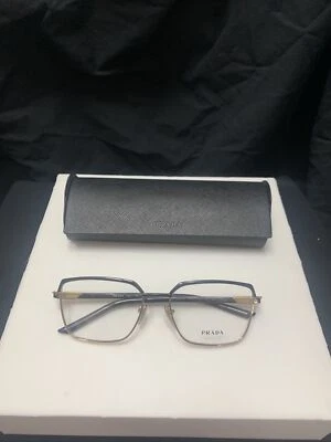 Authentic Prada Eyeglasses VPR56Y Black Full Rim Frames 54MM - B16 - Image 1 of 3