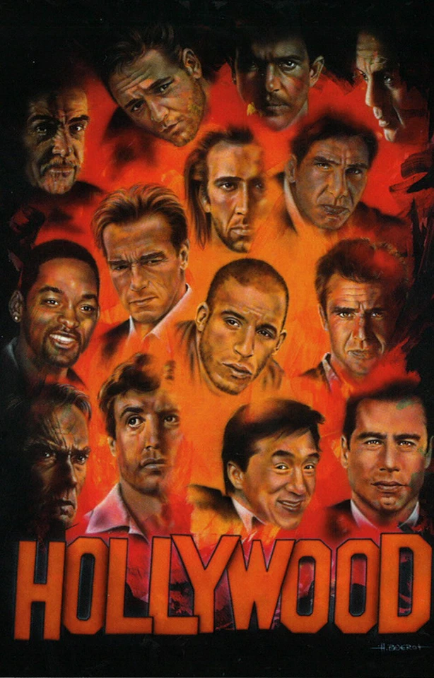 Poster Hollywood All Action Stars - Image 1 of 1