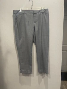 GAP dress SLIM CROPPED Heather Gray WOOL blend Dress pants trousers SZ 6 Petite - Picture 1 of 13