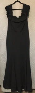 Women’s Black Off The Shoulder Body Con Gown -3XL - Picture 1 of 3