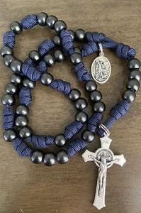 St. Michael Chaplet, Catholic Chaplet, Durable Rosary- Handmade - Picture 1 of 5