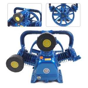10 PS 7,5 KW 3 Zylinder 1 einstufige Gusseisen Luftkompressor Pumpe 31,7 SCFM - Bild 1 von 20