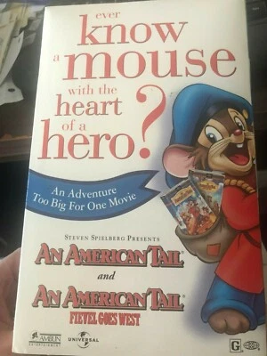 An American Tail & Fievel Goes West Limited Edition 2-Pack VHS 1986  - Image 1 of 4