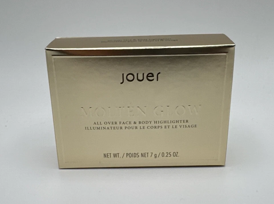 Jouer MOLTEN GLOW Face & Body Highlighter 10g / .35 Oz Kabuki Brush - 