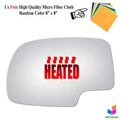 Espejo retrovisor de vidrio #2734H con calefacción para camioneta Chevy GMC SUV Tahoe Yukon Suburban Foto 1 de 4