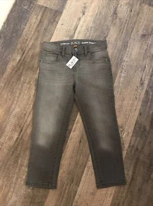 Boys Size 5 Husky Jeans Gray Wash Super Skinny Fit - Picture 1 of 8