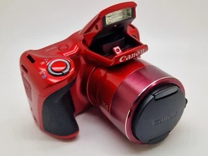 NrMint Red Canon PowerShot SX410 IS 20.0MP Digital Camera Loads Of Extras - Picture 1 of 20