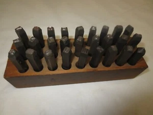 Young Bros. 3/16" Steel Stamp, Letter Set - Y151 - Picture 1 of 4