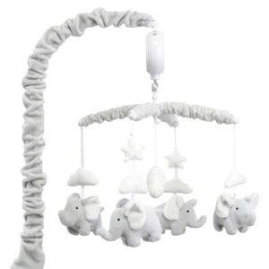 Little Haven Infant/Nursery Crib/Cot Hanging Musical Mobile Elephant WHT 0-5m - Picture 1 of 2