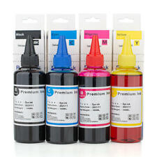 Universal Dye Refill Ink Combo for HP Printer Cartridges BK/C/M/Y - 4 x 100ml