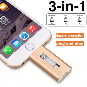 USB Flash Drive Photo Stick High Speed External Storage Pen Drive For iPhone - Picture 1 of 15