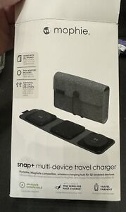 Mophie snap+ 15W Multi-Device Qi Wireless Travel Charger MagSafe Compatible