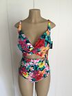 Sunsets Curve  Sasha Crossover One Piece Swimsuits Size 16