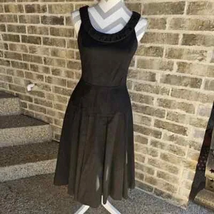 Vintage Calvin Klein Fit And Flare Dress Size Small - Picture 1 of 13
