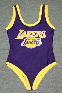 NBA Los Angeles Lakers Womens Small Purple Tank Top Bodysuit Sleeveless Skinsuit - Picture 1 of 20