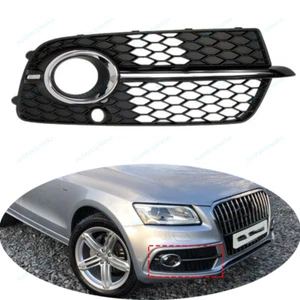Front Fog Light Cover Grille Chrome Trim t For Audi Q5 S-Line 2013-2017,Right - Picture 1 of 6