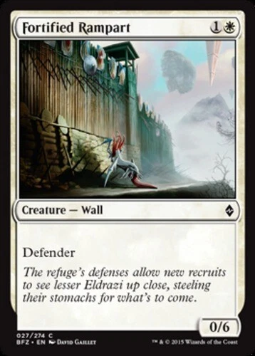 x1 Fortified Rampart - Battle for Zendikar - NM - MTG - Image 1 of 1
