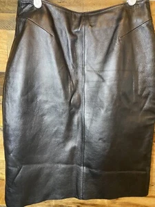 Wilson Leather Pelle Studios Knee Length Skirt (See Dimensions) Sz 4 - Picture 1 of 6