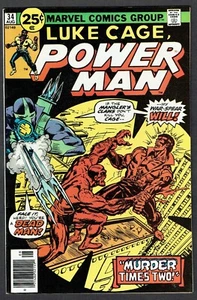 Luke Cage, Power Man #34 Vs. Mangler & Spear Marvel Comics 1976 VF Netflix TV - Picture 1 of 2