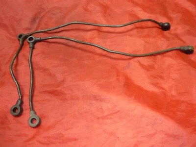 Jaguar XK120 XK140 XK150 Línea de suministro de aceite Tubo Bloque Tubería Banjo Par (2) Foto 1 de 3