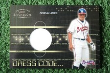 Andruw Jones 2003 Donruss Classics Dress Code #DC-10 Game-Worn Jersey Relic /425