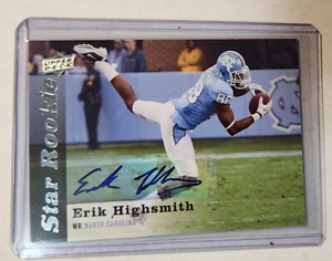 2013 Upper Deck Star Rookie Auto Erik Highsmith #83 RC NC Tar Heels - Picture 1 of 2