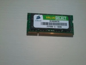 Memoria Ram SO-DIMM DDR2 667Mhz 1GB Corsair - VS1GSDS667D2 - Foto 1 di 1