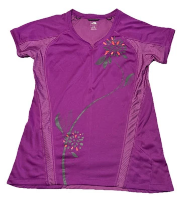 Camiseta deportiva de ciclismo para mujer The North Face 1/4 cremallera Sidewinder talla grande Foto 1 de 4