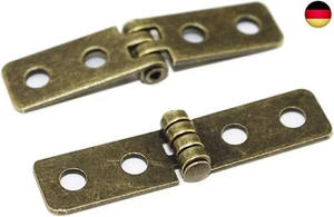 NC 10Pcs 58 * 13MM Mini Retro Scharniere Schrank Scharniere Schmuckschatulle - Bild 1 von 2