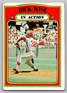 1972 Topps Rick Wise #44 - Philadelphia Phillies - Picture 1 of 2