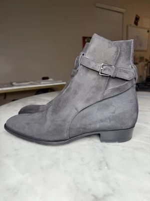 Saint Laurent Wyatt Jodhpur Boots Smooth Leather Size 10.5 – Gently Worn - Image 1 of 4