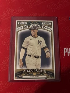 2024 Topps Allen & Ginter Aaron Judge /99 Rip Card #BRIP-AJ Yankees 3 Card Rip - Foto 1 di 3