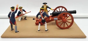 Britains - Vintage Continental Army Artillery Cannon Gun Crew - Free Ship - Picture 1 of 12