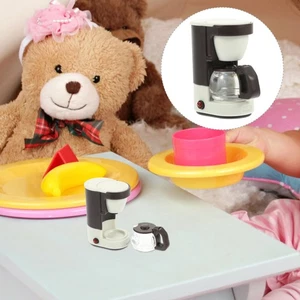 Mini-Kaffeemaschine Kleinkind Miniaturspielzeug Miniatur-Zubehör - Bild 1 von 10