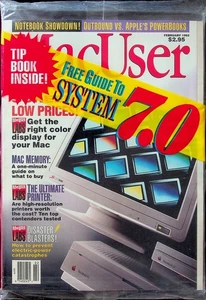 MacUser Magazine Apple Macintosh Computer February 1992 - SEALED - - Picture 1 of 2