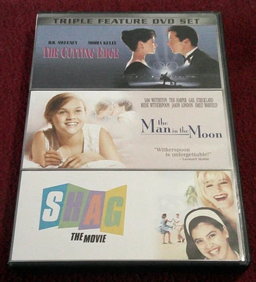 The Cutting Edge /The Man in the Moon/Shag: The Movie RARE 3 DVD set Moira Kelly - Image 1 of 4