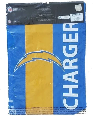 Bandera de jardín Los Angeles Chargers apliques bordados de 2 caras 12,5x18... Foto 1 de 3