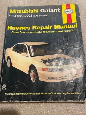 Manual de reparación Haynes para Mitsubishi Galant 1994-2003 - Usado Foto 1 de 3
