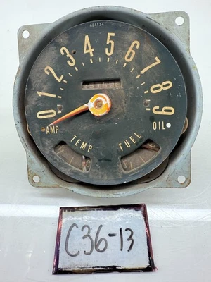 *PARA REPUESTOS* Medidores Velocímetro Cluster Willys Jeep CJ5 CJ6 Años 50 1960 CJ C36-13 Foto 1 de 4