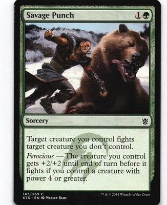 Savage Punch C Khans of Tarkir 147 KTK - Image 1 of 2