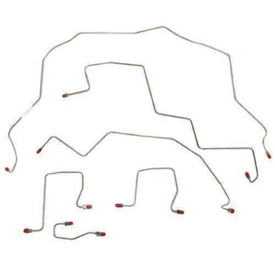 Kit de línea de freno delantero 4x4 RWABS acero inoxidable WKT9807SS-CPP para Dodge Ram 3500 98-02 Foto 1 de 1