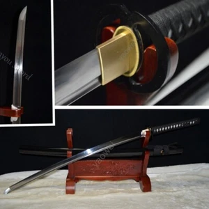 Espada Samurai Katana Japonesa Hecha a Mano 1095 Acero Alto Carbono Real Afilado Puede Cortar - Imagen 1 de 9