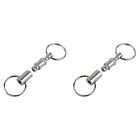10 Pcs Quick Release Keyring Gift Keyrings Keychain Accessories