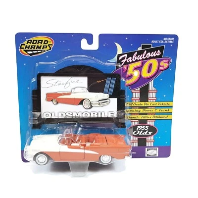 Fabulous 50's 1:43 1955 Oldsmobile Starfire Olds Red Conv COLLECTOR QUALITY - Image 1 of 4